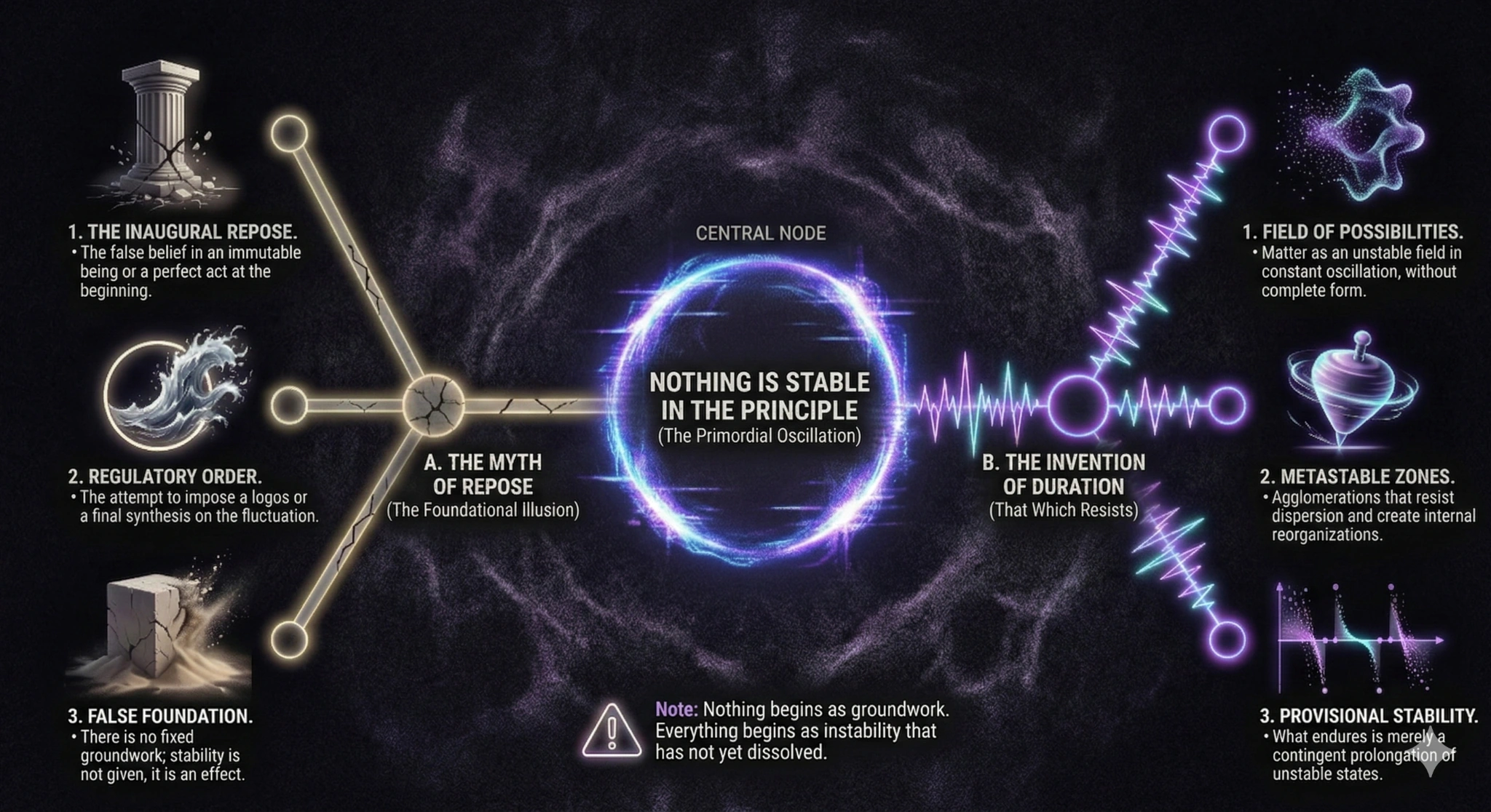 Mind Map: Nothing Is Stable At First