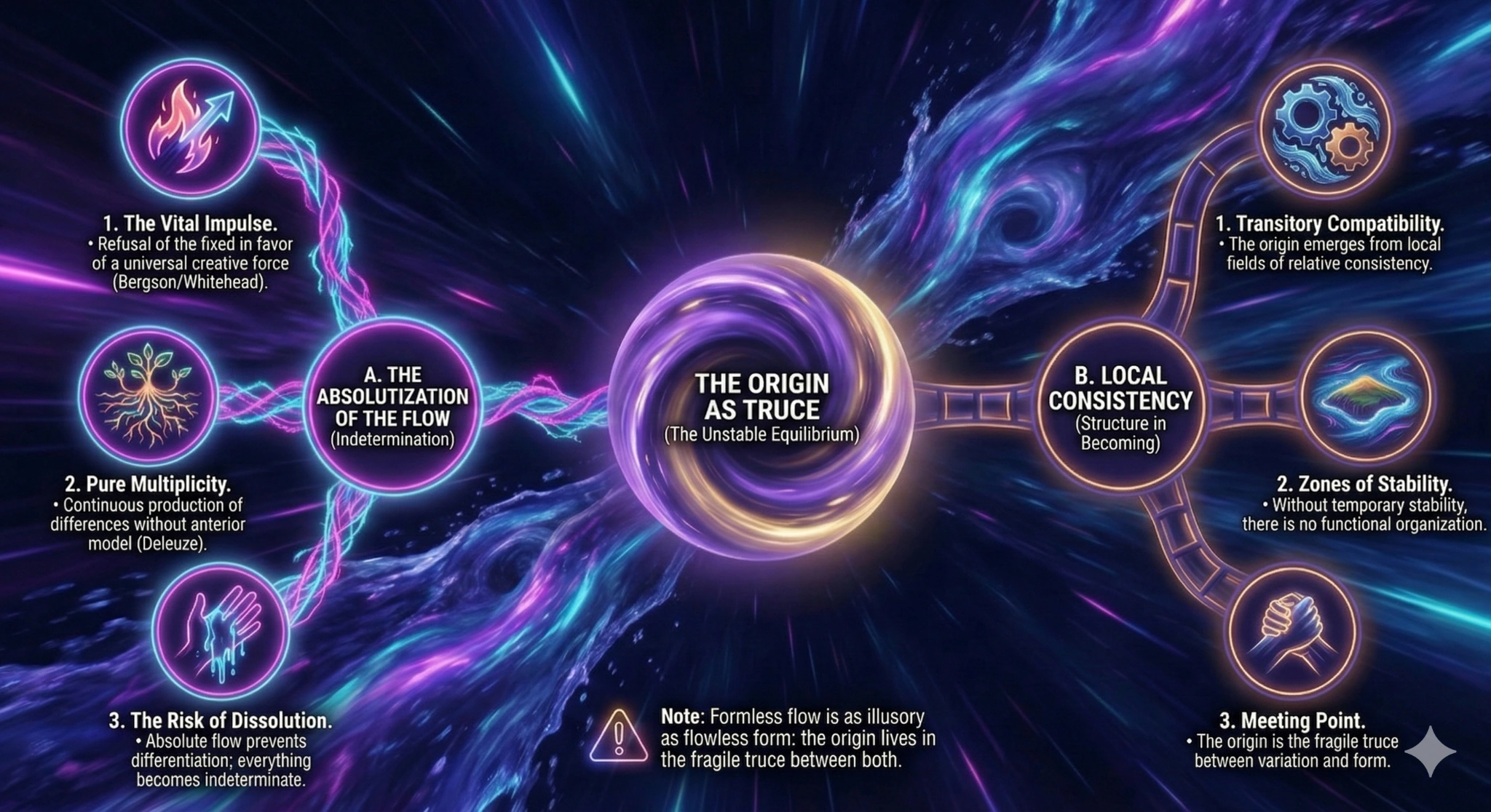 Visual Summary of the Text C01_18: The Origin That Wanted Flow